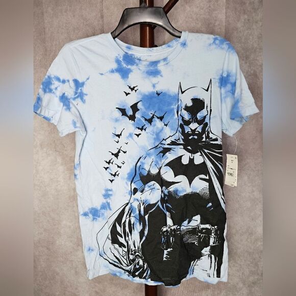 Men's Tie Dye Batman TEE XS - Picture 1 of 4